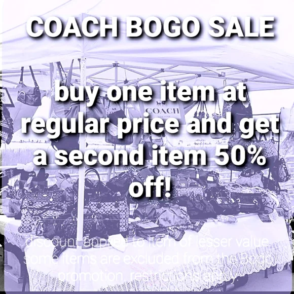 Coach BOGO 50%✓🌟 - Picture 1 of 2